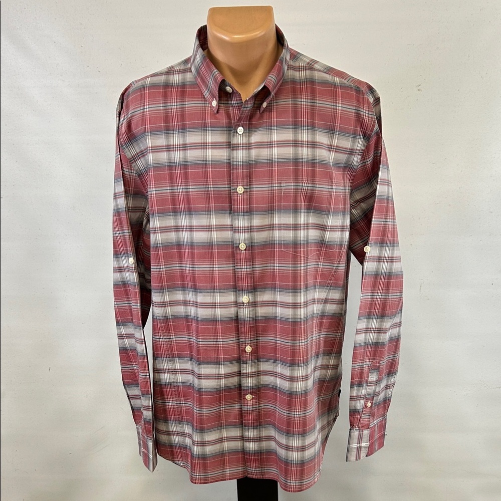 John Varvatos long sleeve button down collar shirt.  XL
